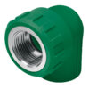 Codo Conector Pipa de 90° de PPR 1/2" 20mm rosca interior