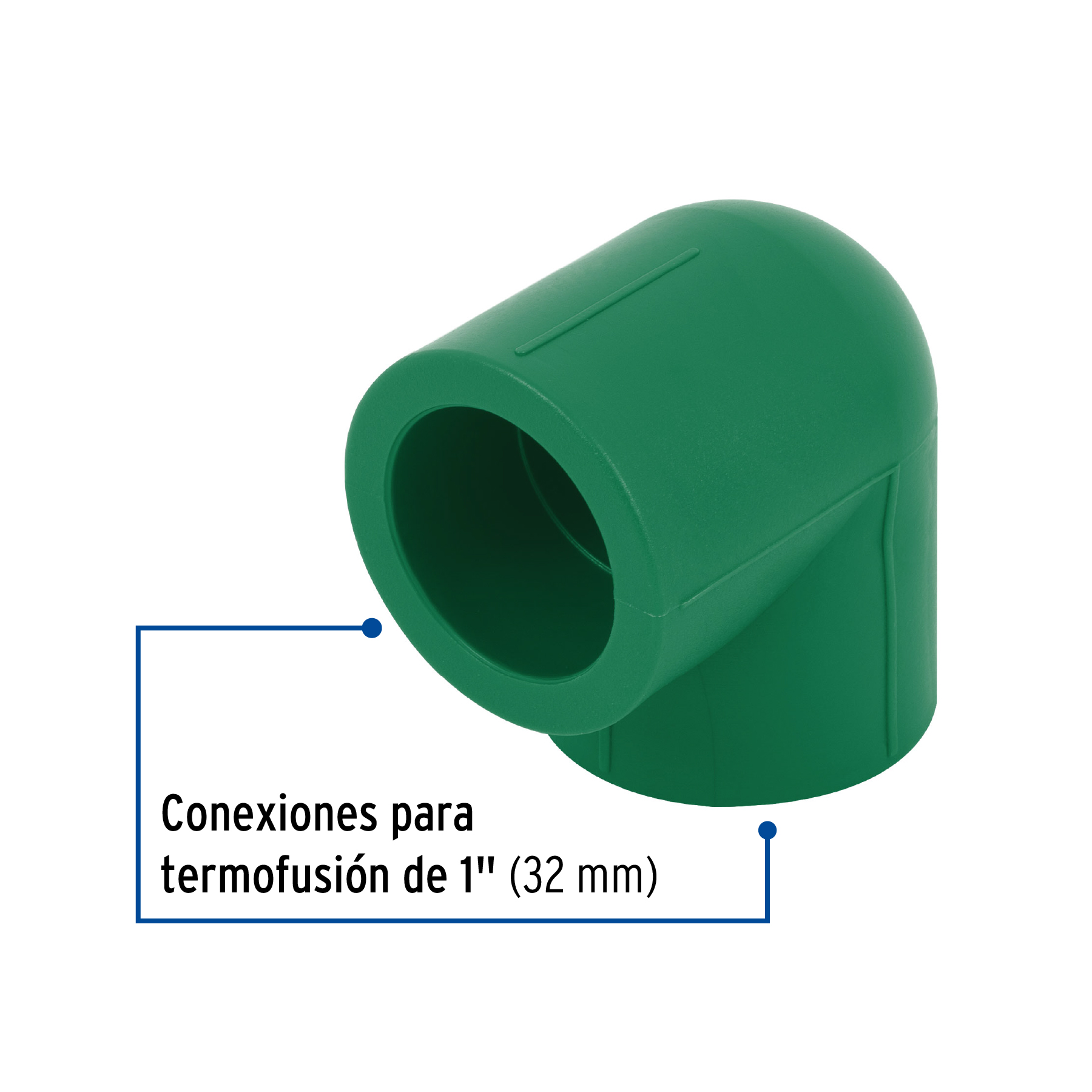 Codo 90° de PPR 1" 32mm