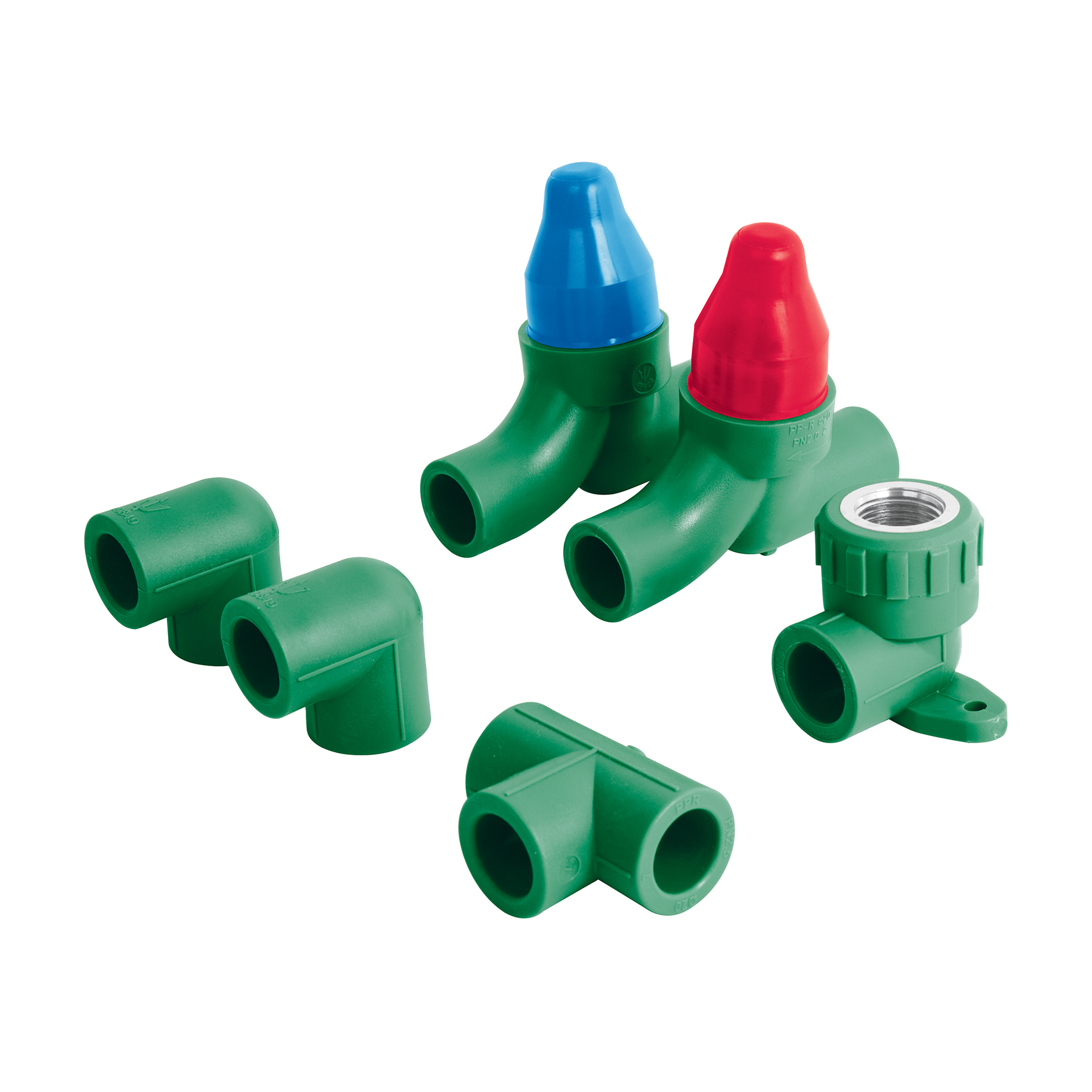 KIT conexiones llave PPR para instalacion regadera sin manerales