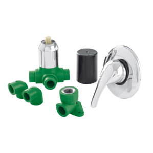 Kit de instalacion monomando para regadera PPR de 1/2