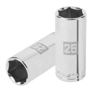 Dado largo de 25mm Cuadro 1/2"