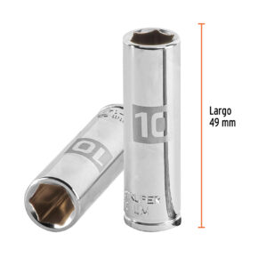 Dado Largo 10mm Cuadro 1/4