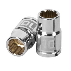 Dado de 10mm cuadro 3/8" Estriado