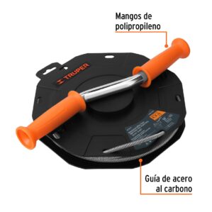 Destapacaños barreno con manivela de 4.5m