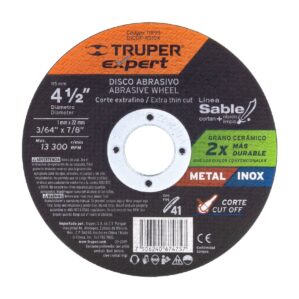 Disco tipo 41 corte metal Linea Sable 4-1/2" 1mm Expert