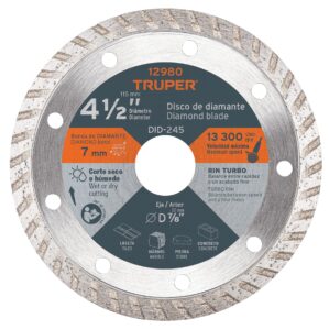 Disco de diamante 4-1/2" 2.2mm Loseta Piedra Concreto Rin turbo