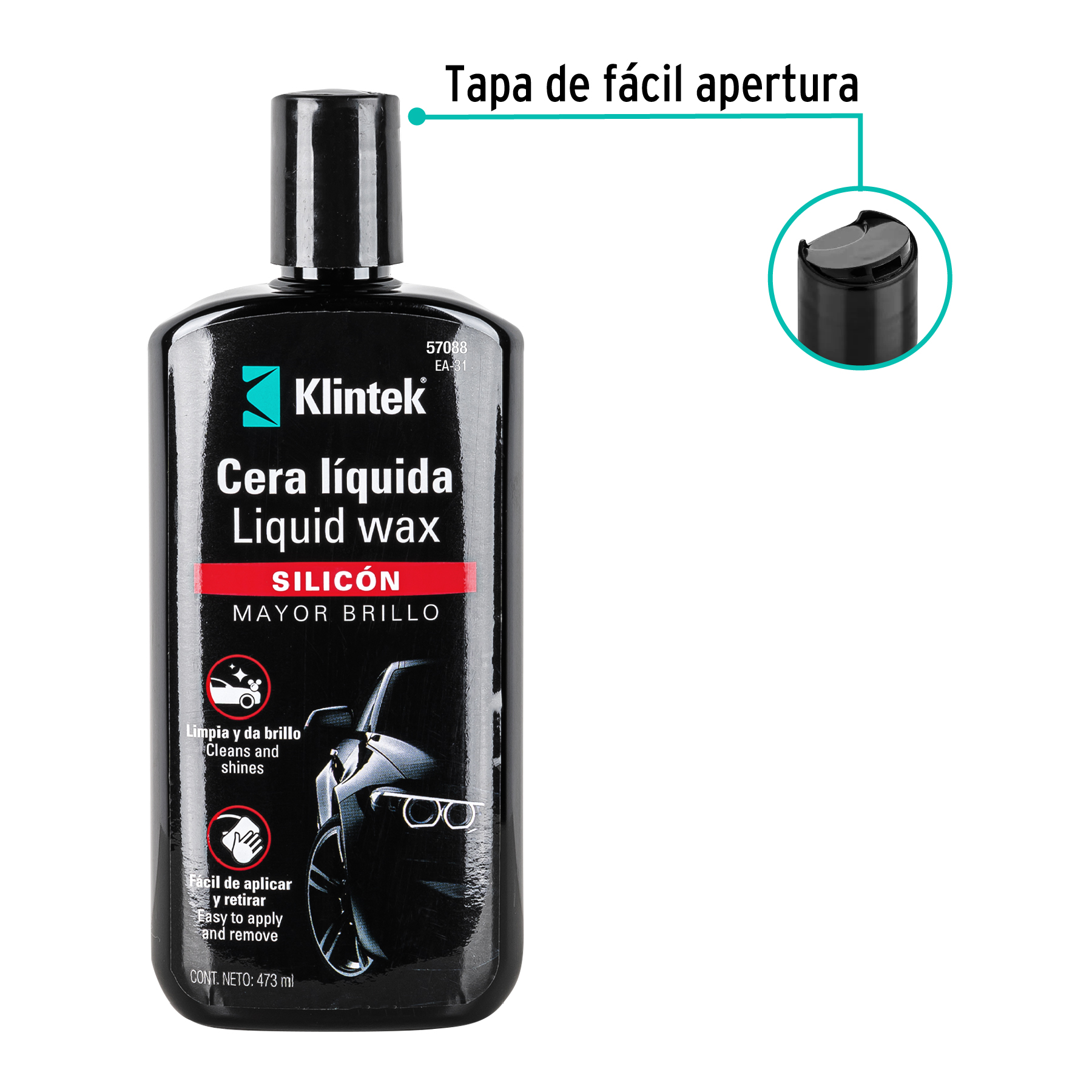 Cera liquida Silicon Auto