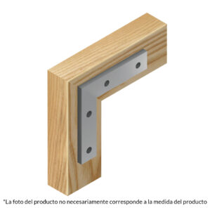 Pack 24 Piezas Escuadra cantonera 2-1/2" x 2-1/2"