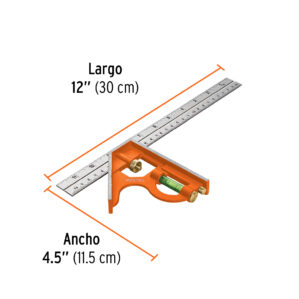 Escuadra de combinacion 12