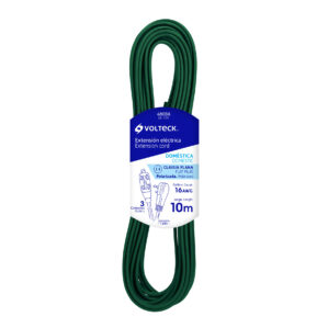 Extension electrica domestica 10m verde Volteck