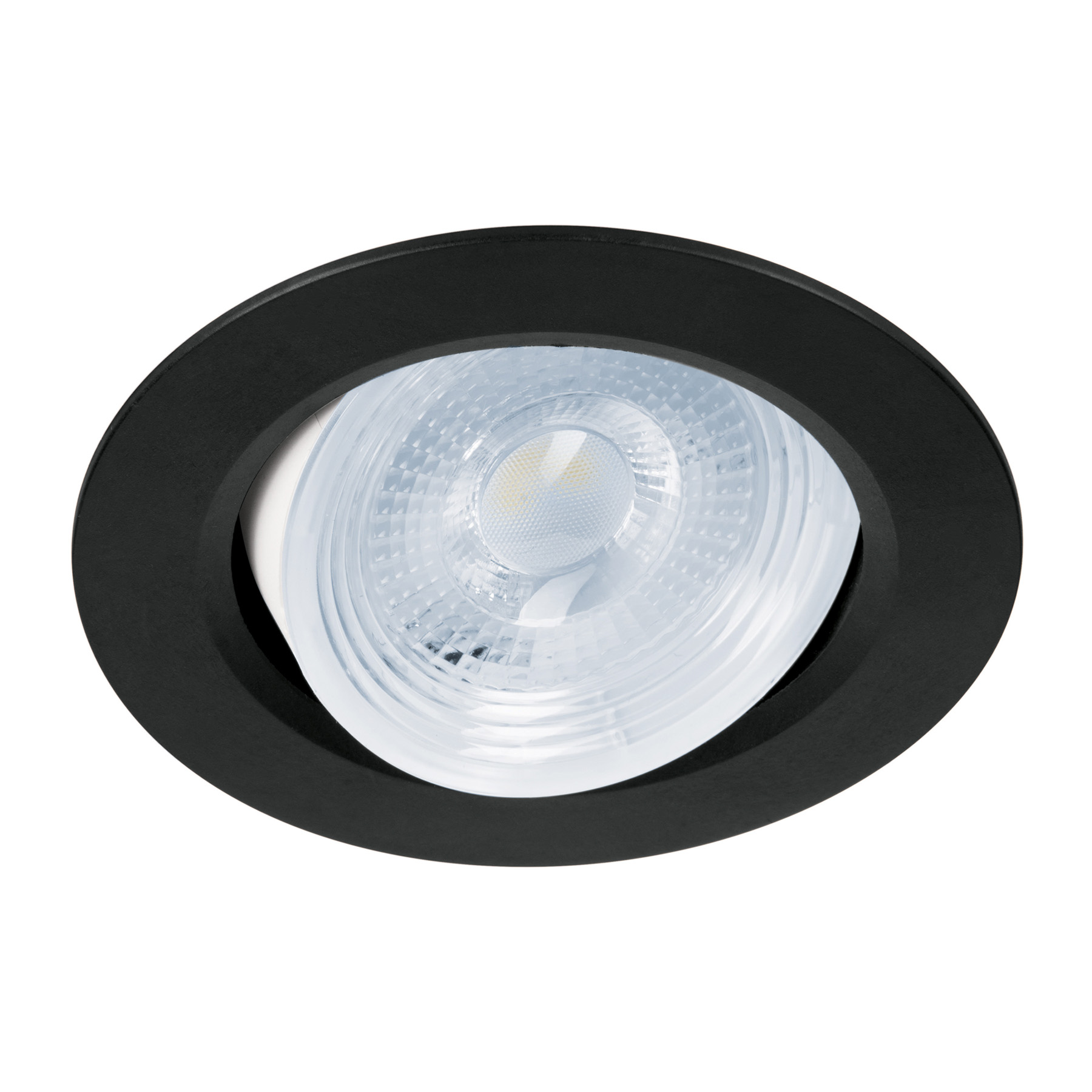 Lampara Empotrado, redondo, 5 W, 6500k, LED, negro