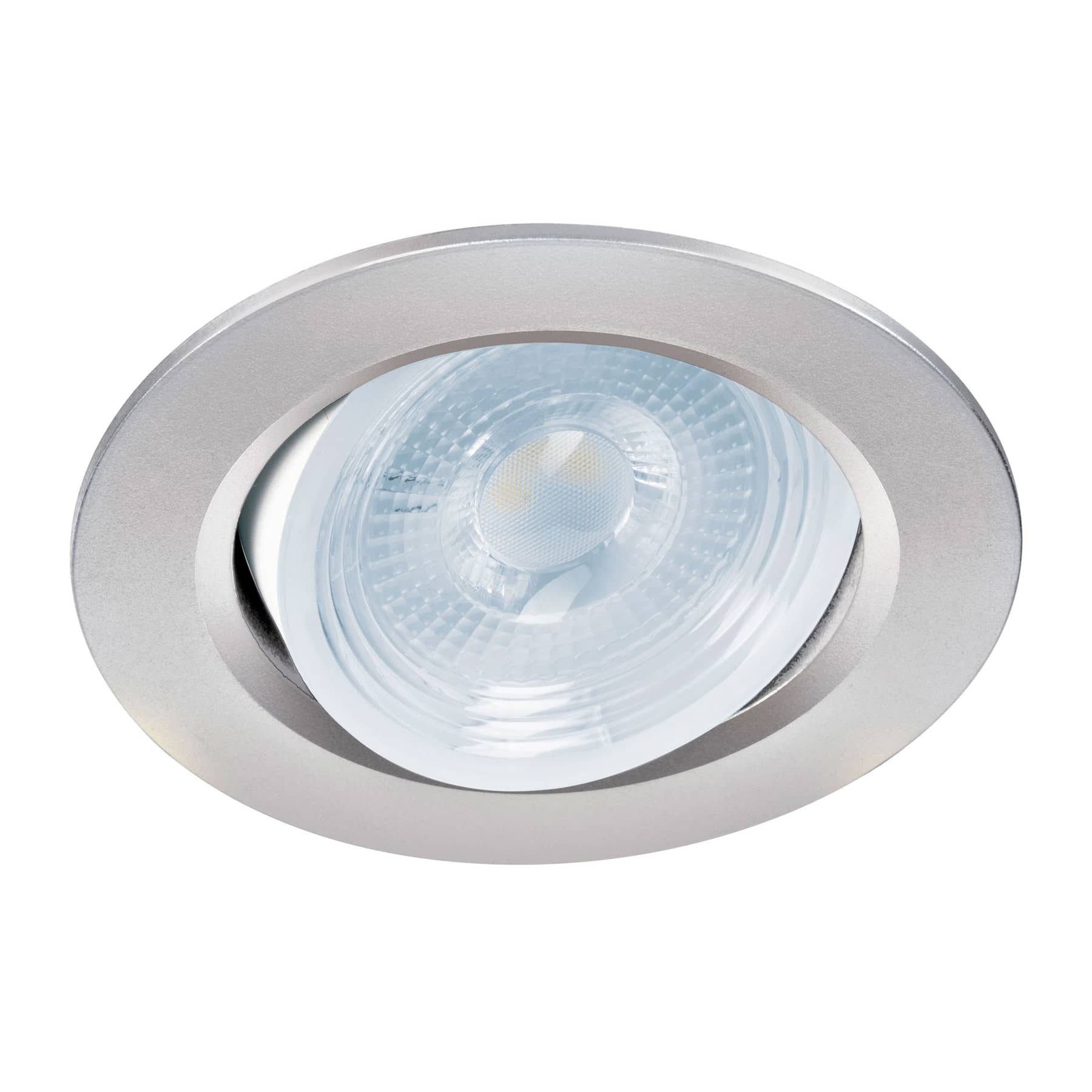 Spot dirigible Led Redondo 5w 6500k plata