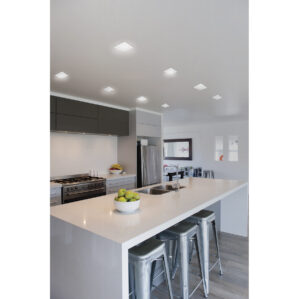 Lampara led slim de empotrar cuadrado 6500K 12W