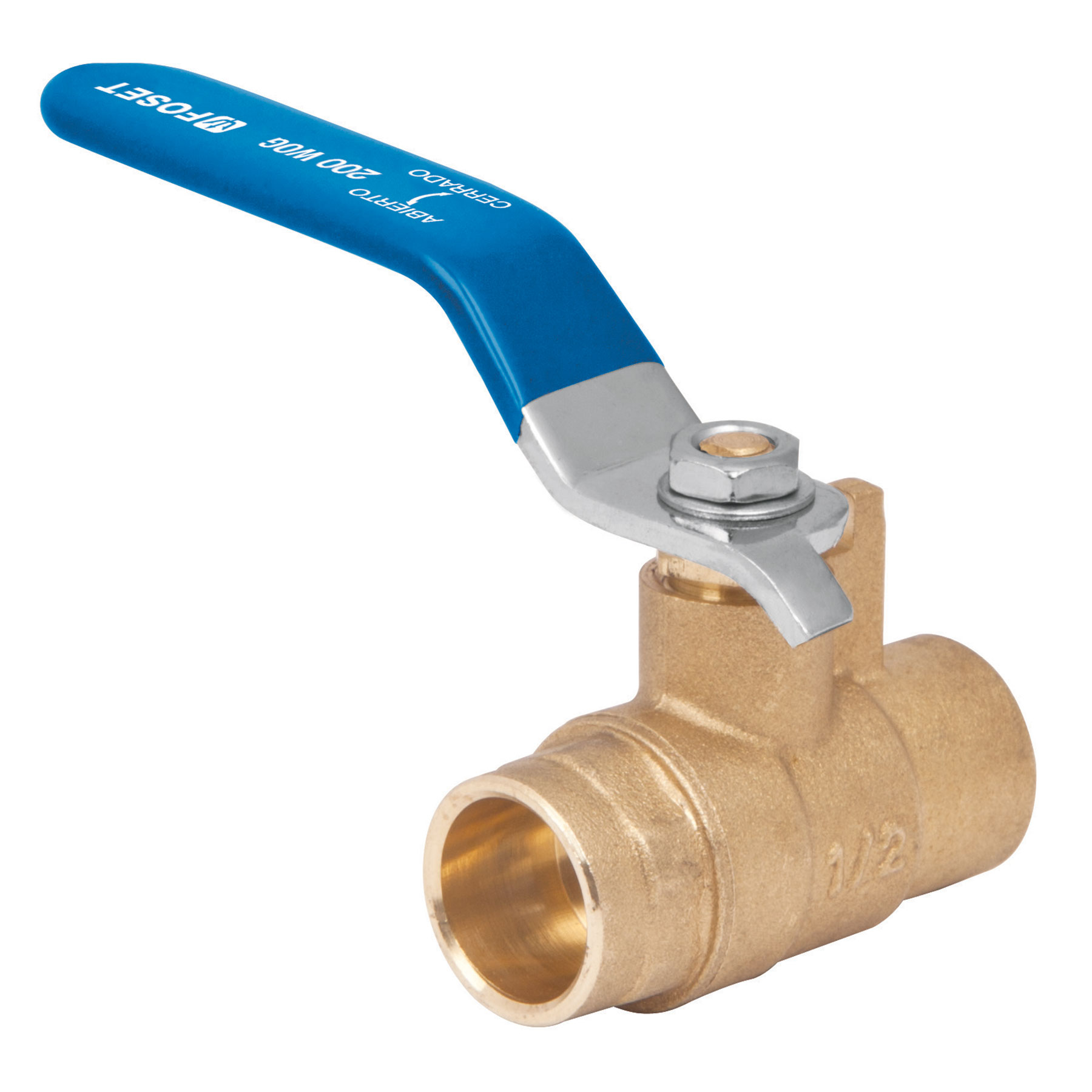 Llave de Paso Valvula de esfera de laton soldable 1/2"