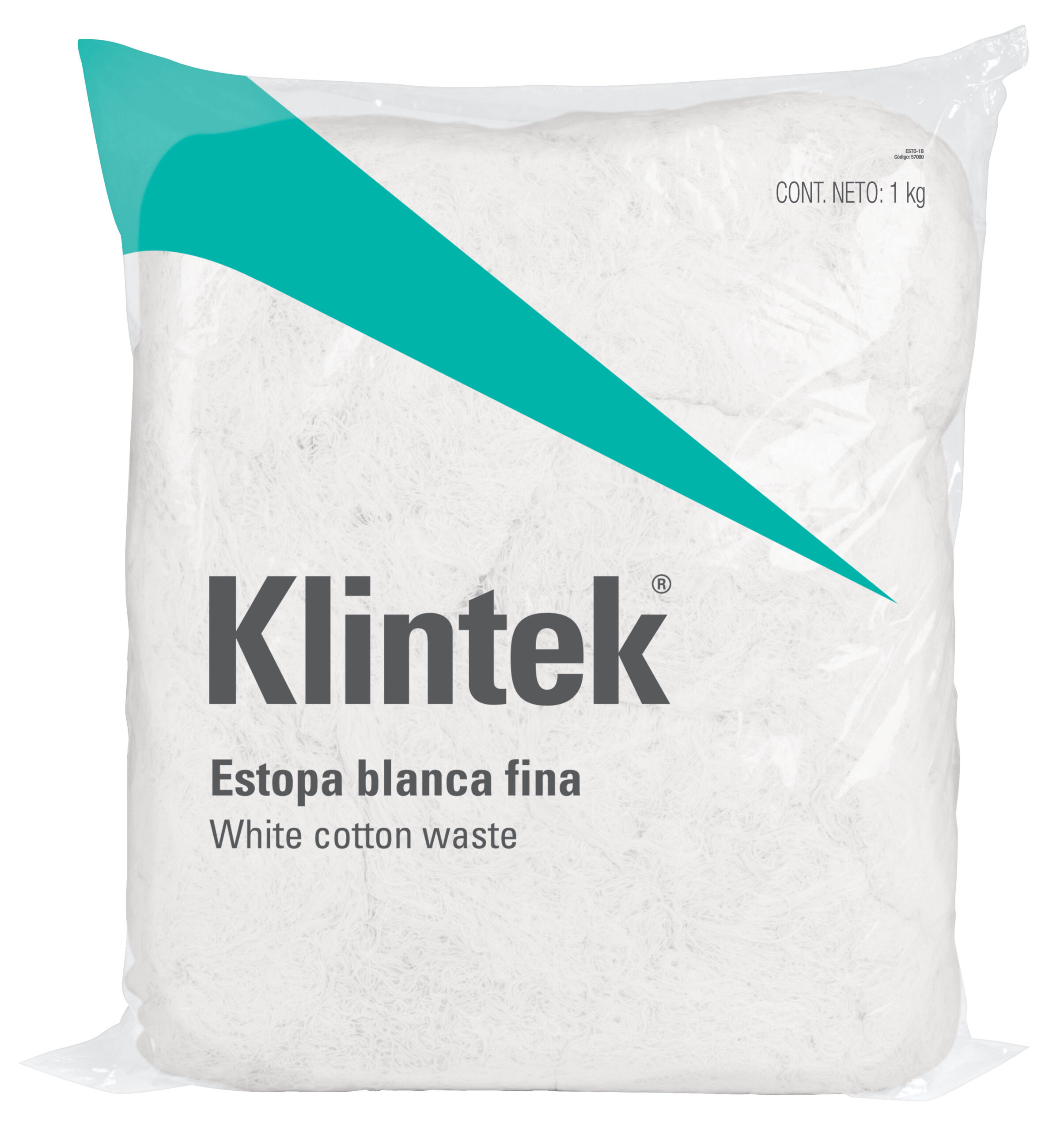 Bolsa Estopa de 1kg color blanca