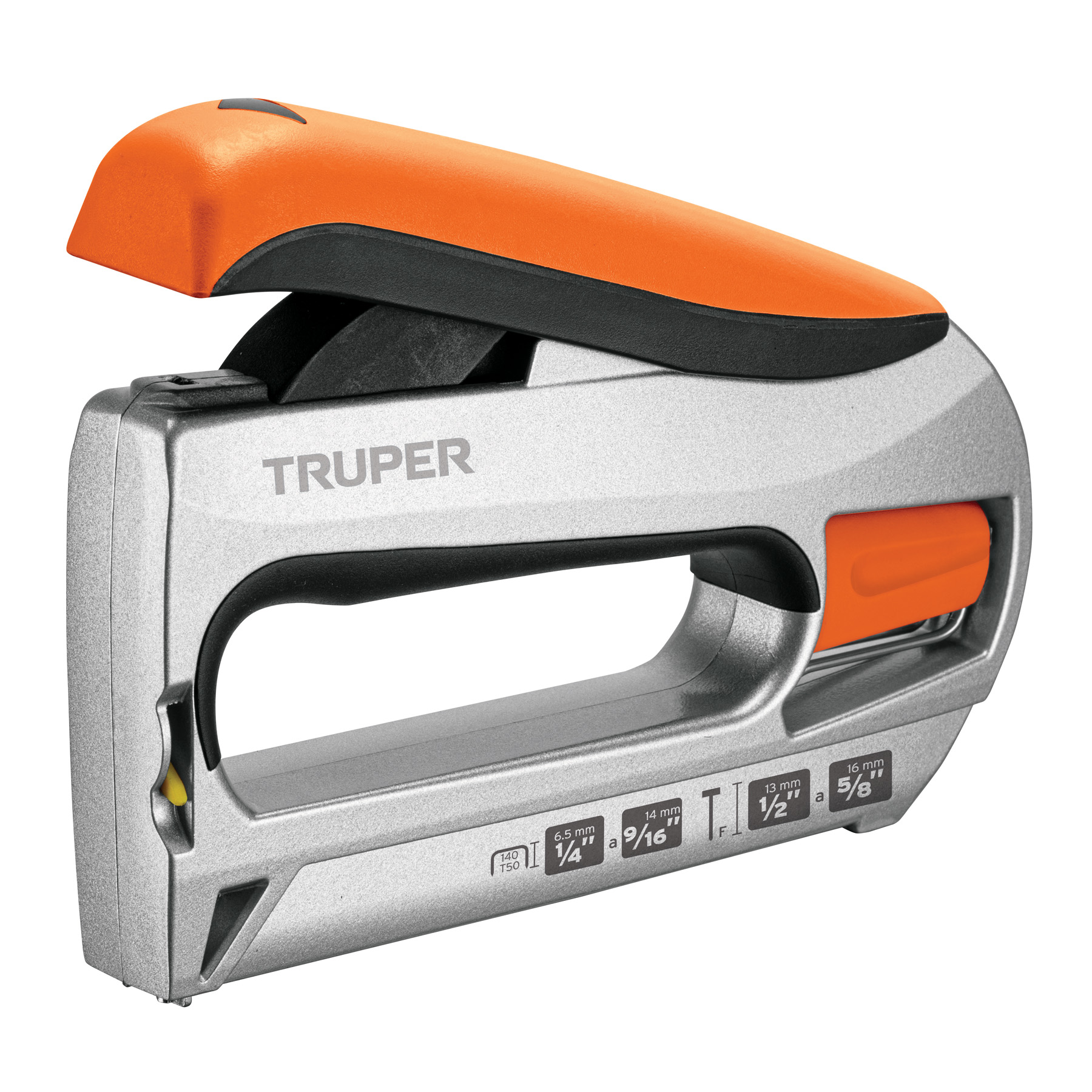 Engrapadora tipo pistola uso rudo cuerpo de aluminio