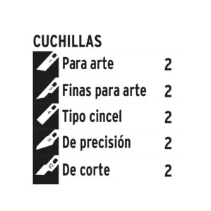 Juego de exactos Hobby con estuche 11 piezas