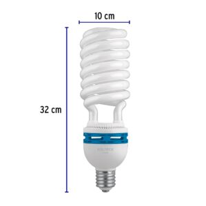 Lampara 105W espiral base Mogul E39 luz dia T5