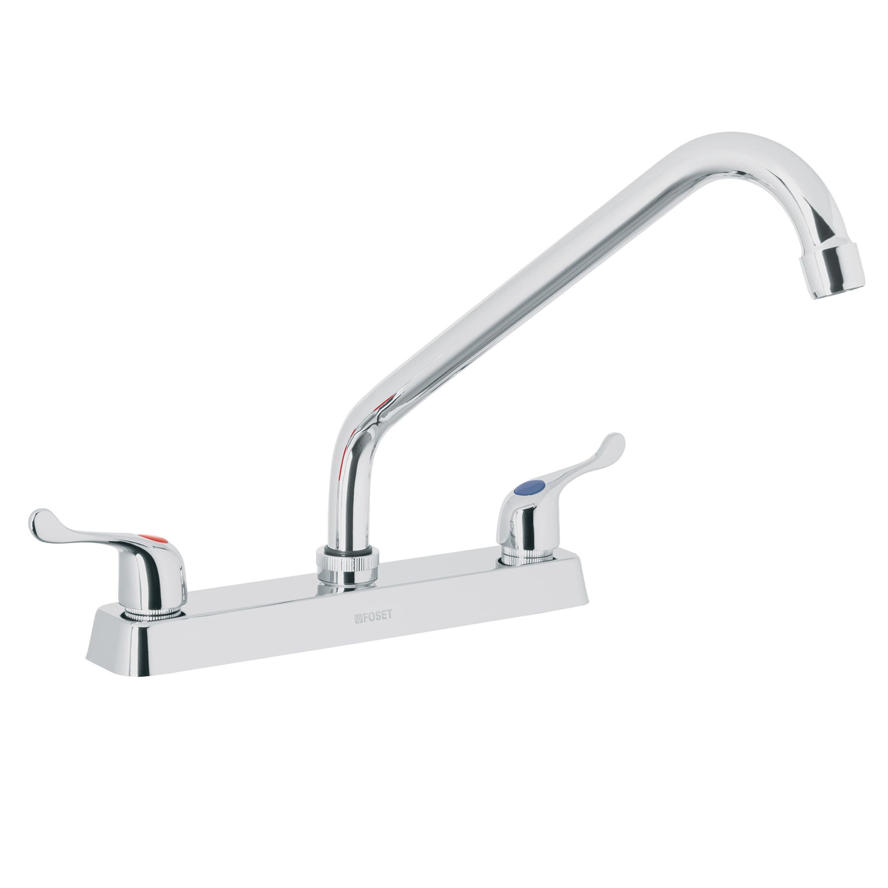 Mezcladora para fregadero 8" Cuello Largo