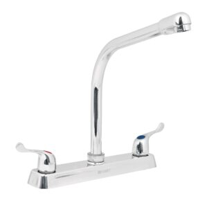 Mezcladora Para Fregadero 8" Cuello Cobra