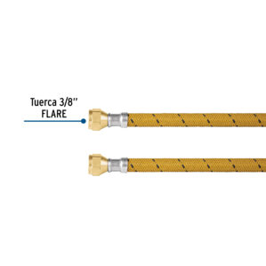 Manguera de Gas 60cm Reforzada Vinilo