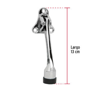 Fija puerta acabado de cromo