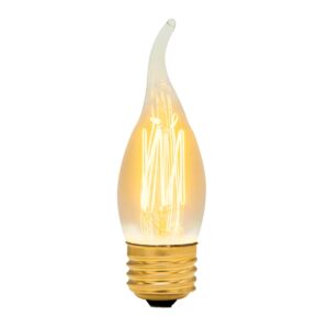 Foco Lampara incandescente vintage 40W flama