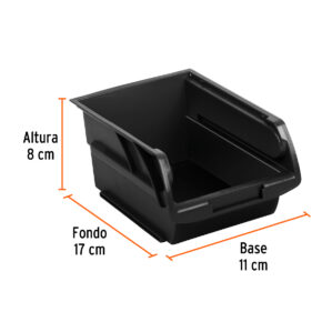 Gaveta apilable #2 de plastico 16.5x10.5x7.5cm