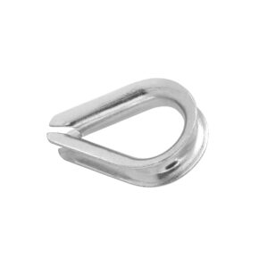 Pack de 5 Piezas de Guardacabo galvanizado 1/2