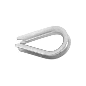 Pack de 10 Piezas de Guardacabo galvanizado 3/16