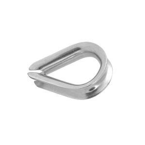 Pack de 5 Piezas de Guardacabo galvanizado 7/16"