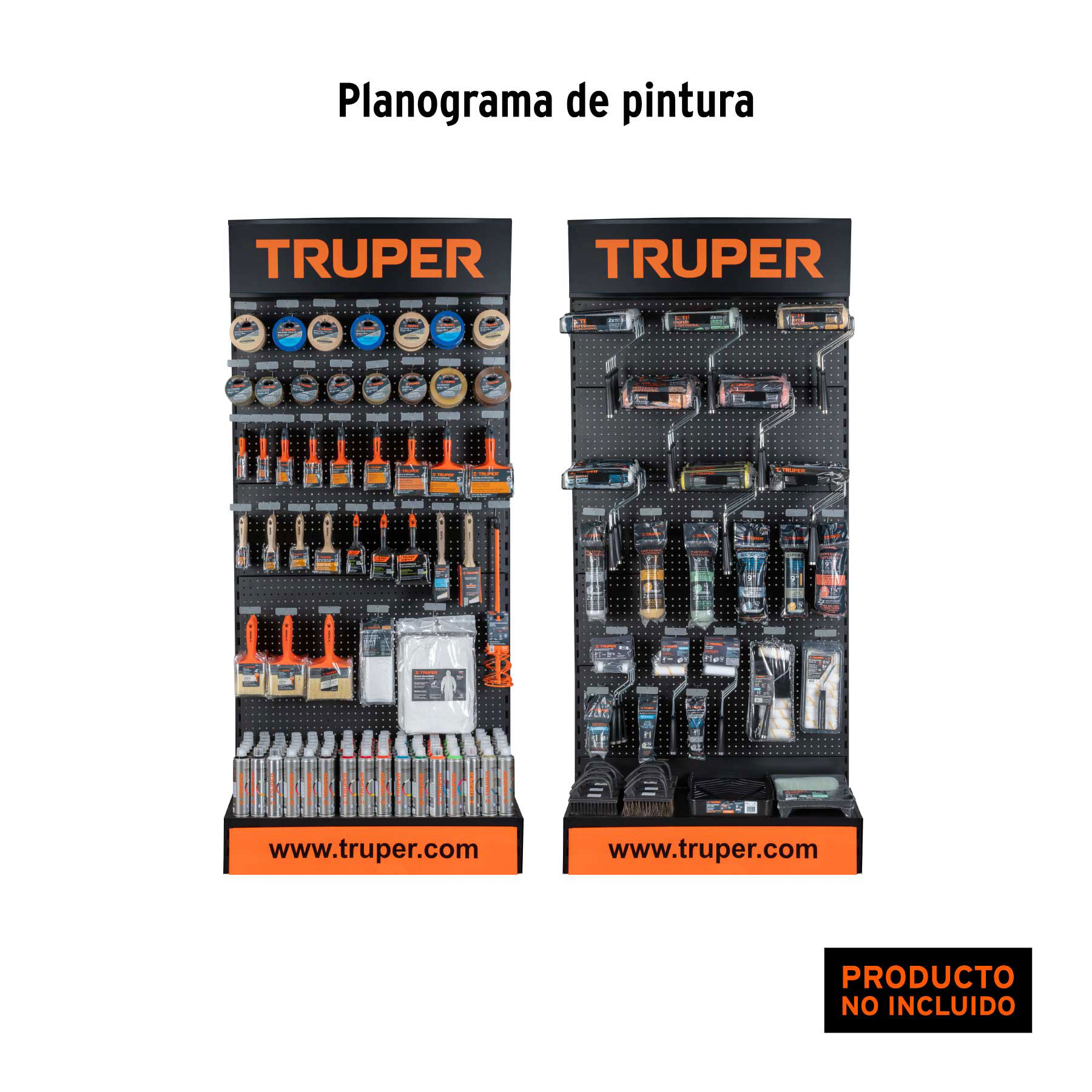 Gondola de pared 100 x 220cm Truper