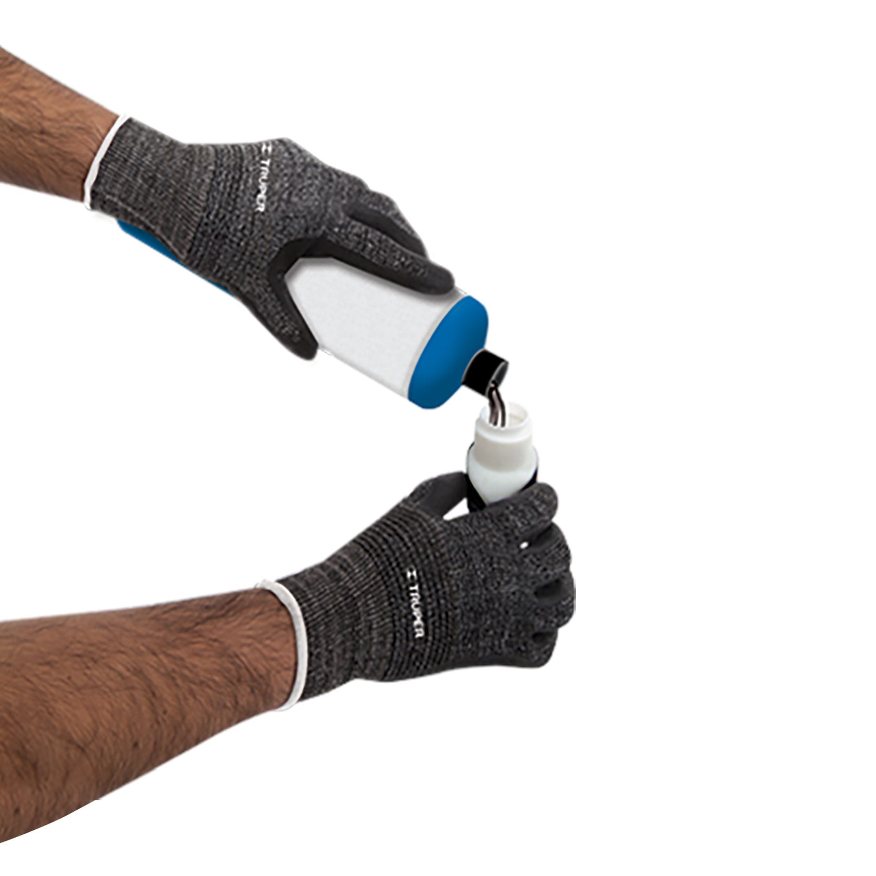 Guantes de nitrilo rugoso arenoso maximo agarre chicos