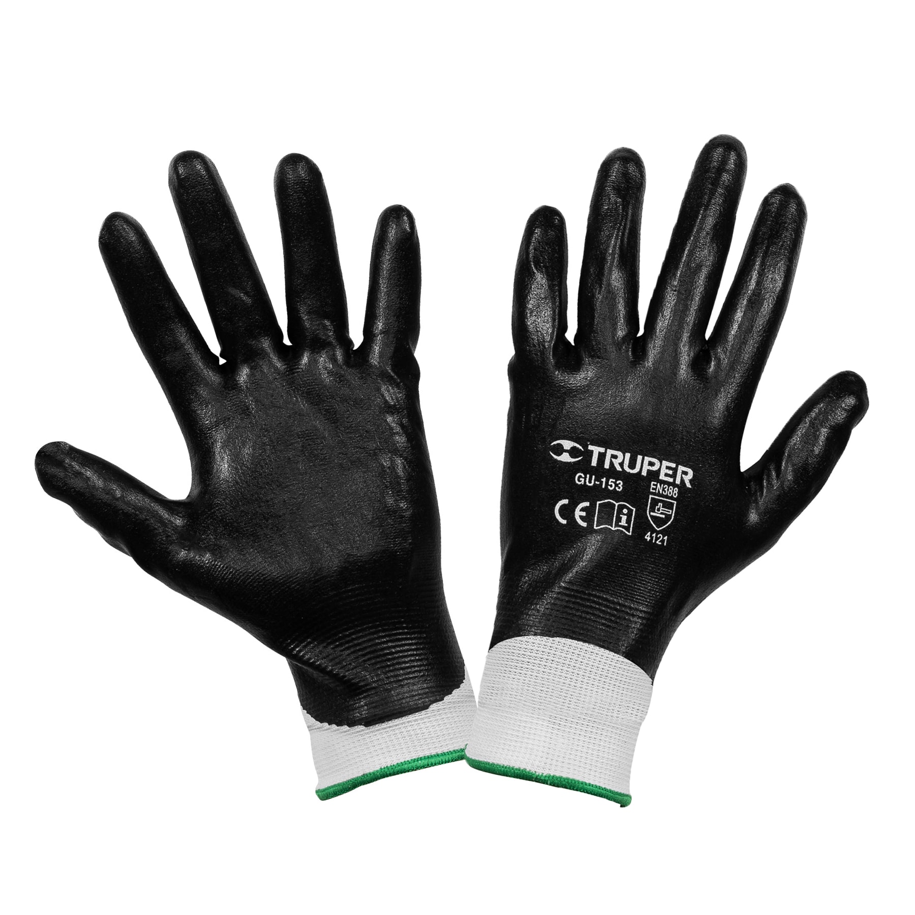 Guantes de Poliester con recubrimiento de nitrilo Grandes