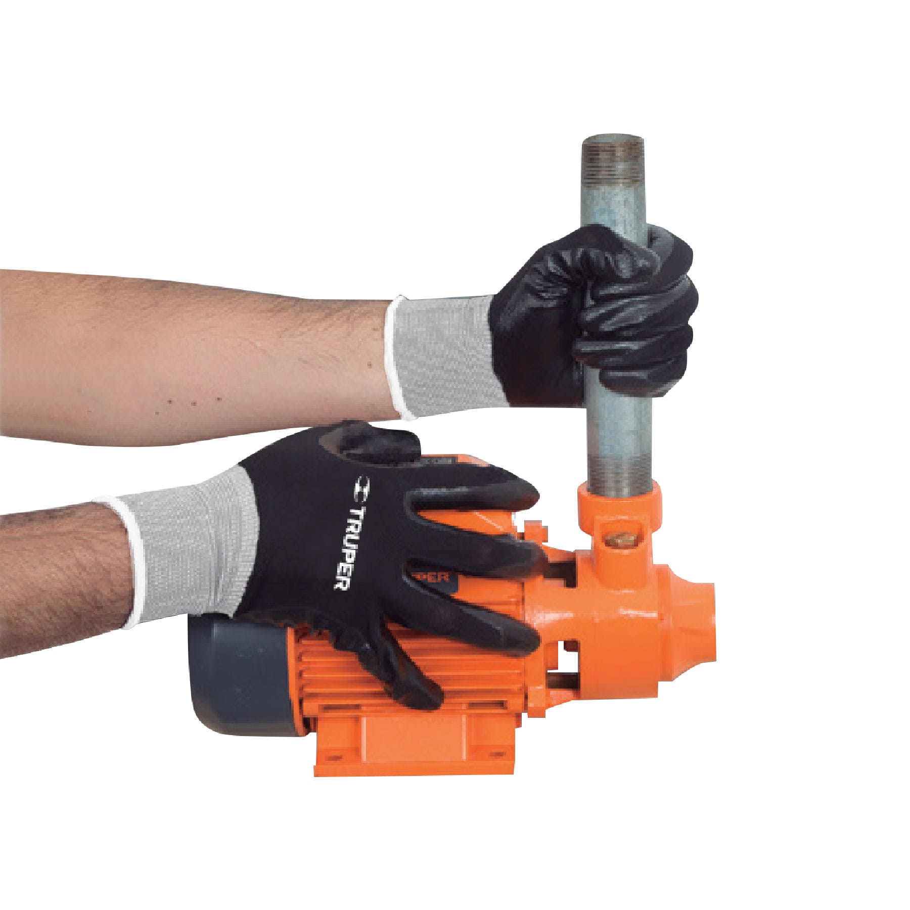 Guantes de Poliester con recubrimiento de nitrilo Grandes