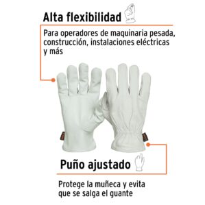 Guantes de piel de cabra tipo operador