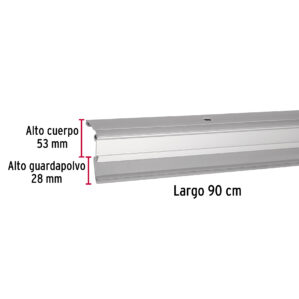 Guardapolvo automatico 90cm aluminio