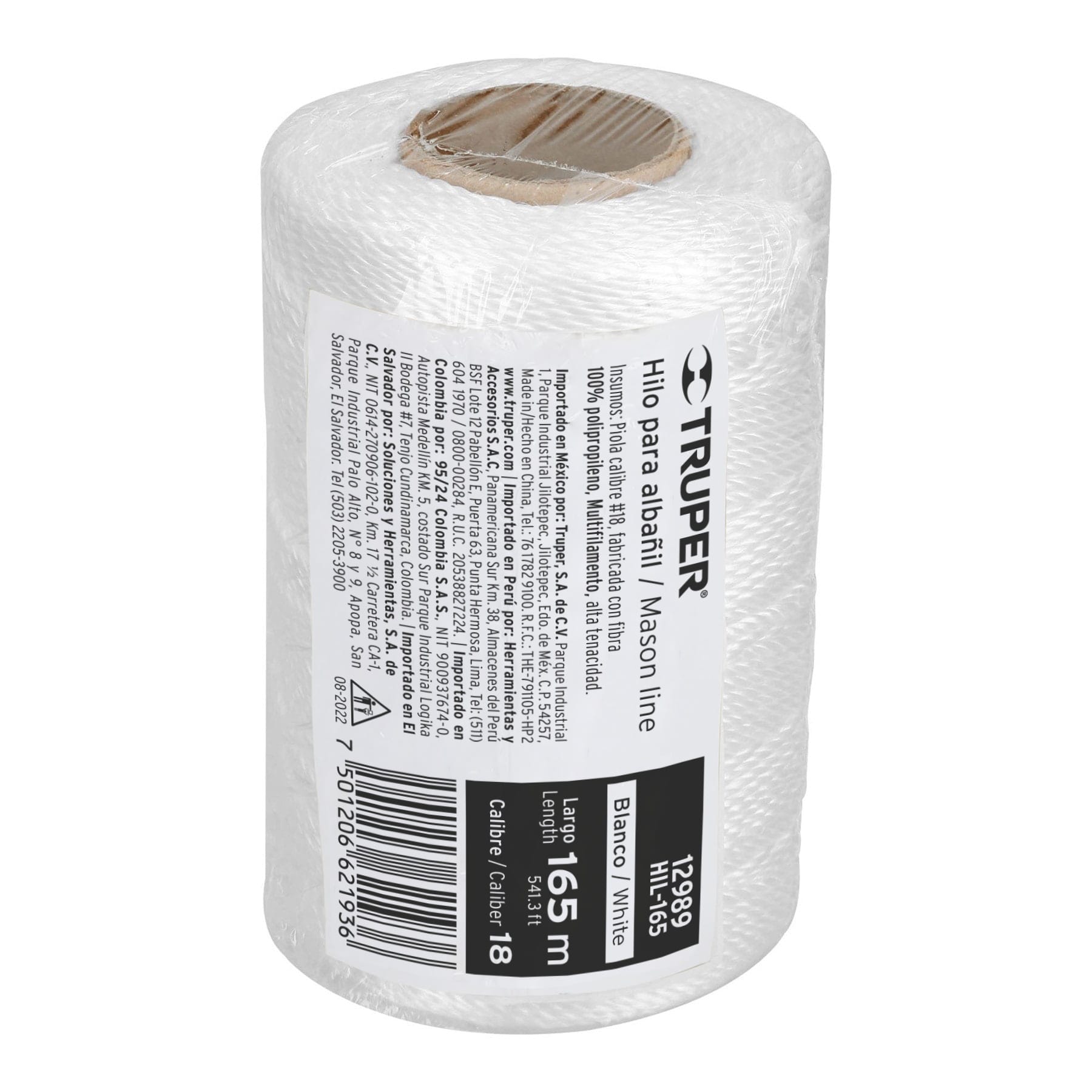 Hilo para albañil 165m Blanco