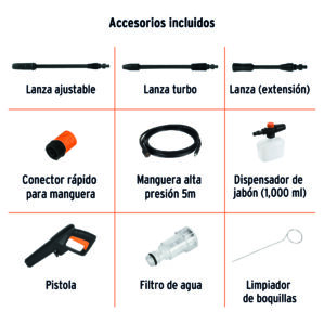 Hidrolavadora electrica 1800 PSI