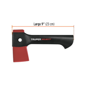 Hacha 1lb mango corto de nylon 9