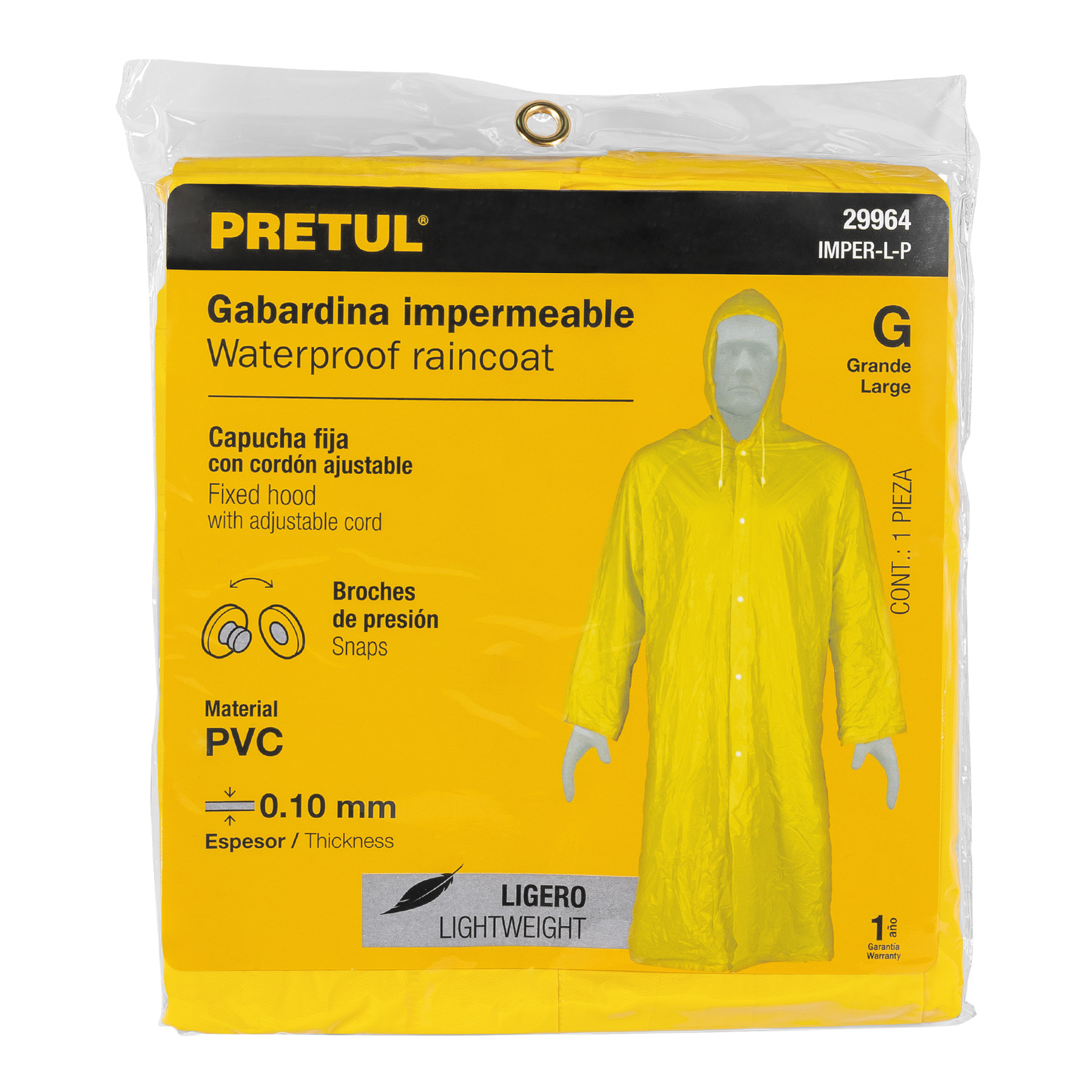 Gabardina impermeable PVC Grande Pretul