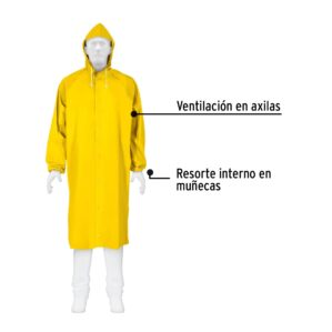 Gabardina impermeable PVC Grande Truper Reforzada