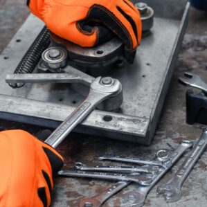 Juego de llaves combinadas 22 piezas estandar y mm Pretul