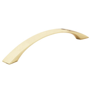 Jaladera Laton Brillante estilo Moderno de 128mm