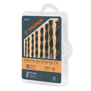 Juego de brocas para madera 8 piezas