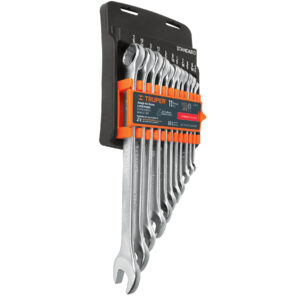 Juego de llaves combinadas 11 piezas granalladas