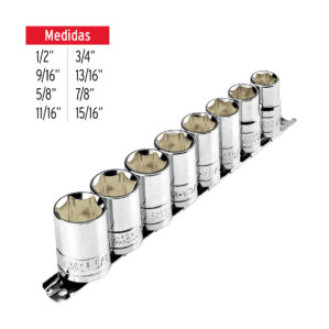 Juego de 8 dados estandar std cuadro 1/2