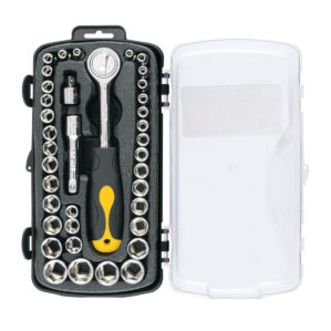 Juego de dados cuadro 1/4" y 3/8" 39 piezas Pretul