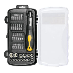 Juego de dados Cuadro 1/4" de 39 piezas Pretul