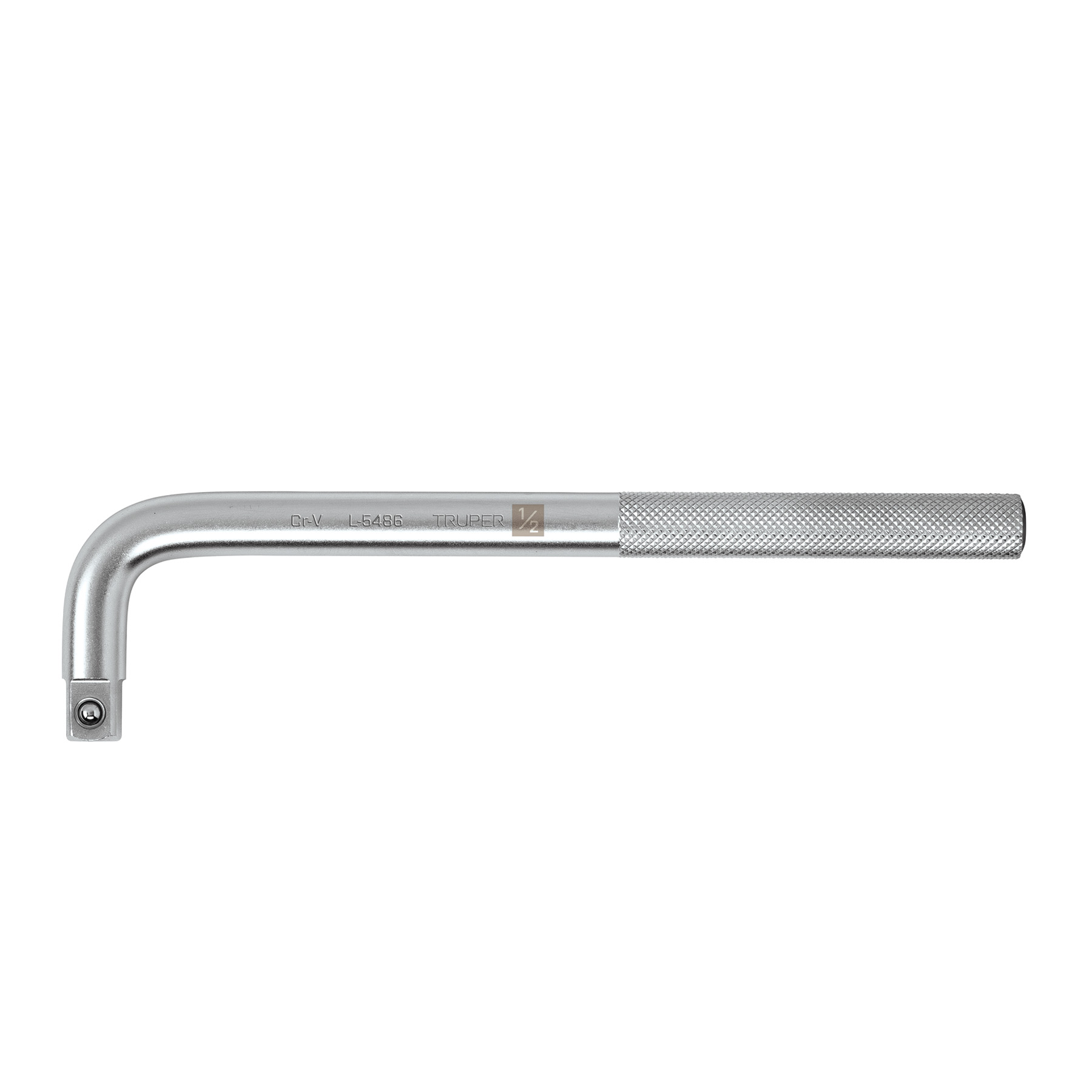 Mango Maneral en "L" de 9"x 16 mm para dados cuadro 1/2"